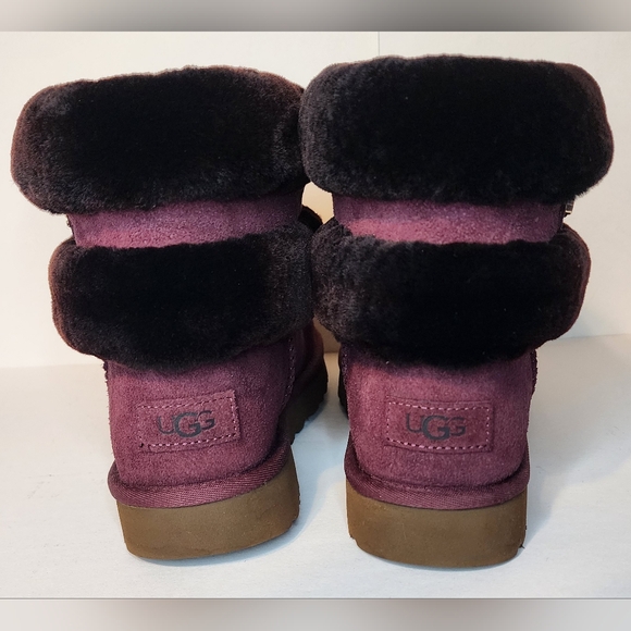Ugg Limited Edition Fluff Mini Belted Boots Size 9 No Box - Picture 7 of 13